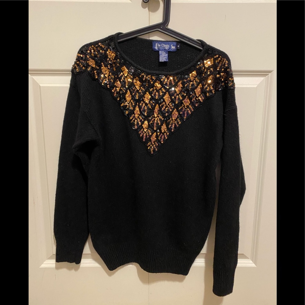 Sequin sweater